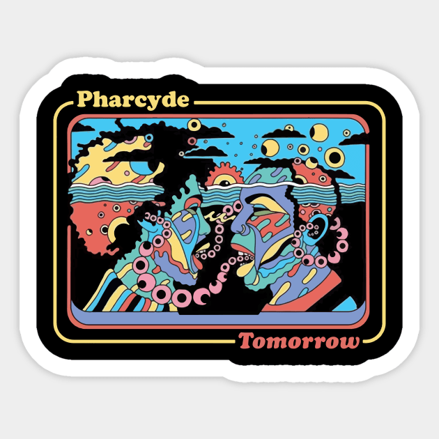 The Pharcyde Sticker by Luis Vargas